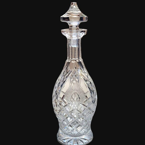 13" Tall Waterford Crystal ☘️ Shannon Jubilee Decanter, vintage Ireland Made - Picture 1 of 11